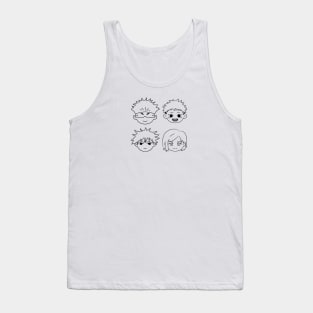 Cute Gojo, yuji, megumi, nobara team Tank Top